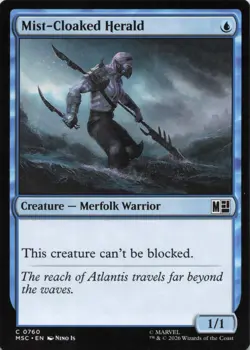 Mist-Cloaked Herald 760 Commander: Marvel Super Heroes MTG NM/M - Image 1