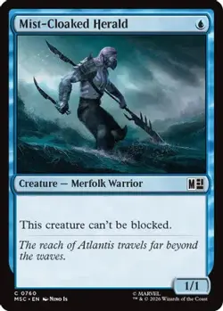 Mist-Cloaked Herald 760 Commander: Marvel Super Heroes MTG NM/M - Image 3