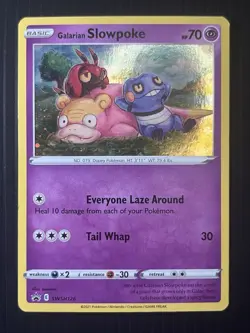 Galarian Slowpoke SWSH126 Holo Promo Sword & Shield Promo Pokemon NM - Image 1