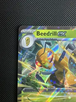 Beedrill ex 003/086 - ME04: Chaos Rising Pokemon TCG (stock# A100) - Image 2