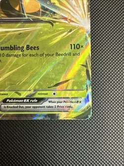 Beedrill ex 003/086 - ME04: Chaos Rising Pokemon TCG (stock# A100) - Image 4