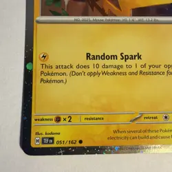 Pikachu 051/162 Temporal Forces - 2026 Pokemon Day Promo - Cosmos Holo NM - Image 5