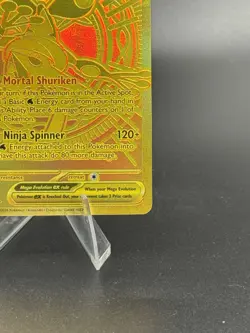 Mega Greninja ex - 122/086 - Chaos Rising - MUR Hyper Rare - NM+ Pokemon TCG - Image 4