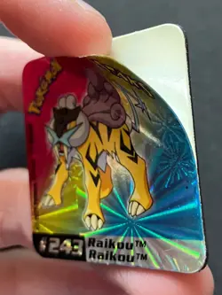 4 X Pokemon Staks Magnets Raikou Entei Zapdos Moltres Legendary #243 SHINY RARE - Image 5