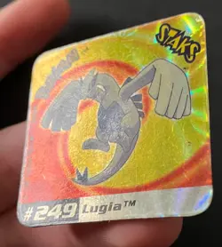 2X Pokemon Staks Magnets Lugia Ho-oh Johto Legendary Gold Silver #249 #250 SHINY - Image 4