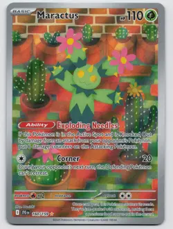 Maractus 160/159 Illustration Rare Journey Together Pokemon Near Mint - Image 1