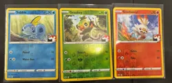 Sobble, grookey, Scorbunny Play League Promos Reverse Holo Stamped. Pokemon Club - Image 1