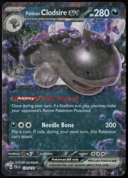 Paldean Clodsire ex 130/193 Paldea Evolved Double Rare Holo Pokemon NM - Image 1