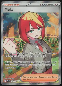 Mela 140/131 Prismatic Evolutions Ultra Rare Holo Holo Pokemon NM - Image 1