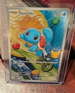 Pokemon Squirtle 039 First Partner Illustration Collection Black Star Promo - Image 1