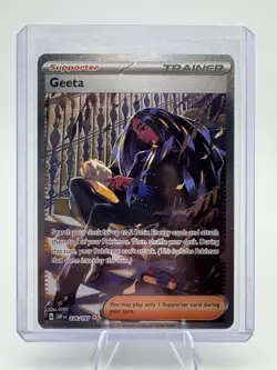 Geeta - 226/197 Obsidian Flames Special Illustration Rare Pokemon TCG NM - Image 3