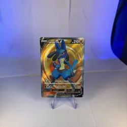 Lucario V - SWSH213 (Full Art) Sword & Shield Promo NM Pokemon TCG - Image 1