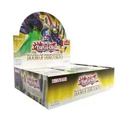 Yugioh Doom of Dimensions 1st Edition Booster Box [24-Packs] Sealed Pre-Sale - Image 1