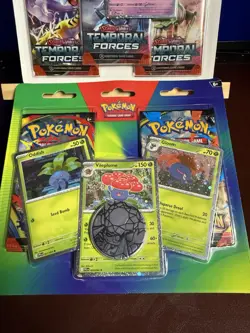 Lot of 3 Pokemon 3-Pack Blisters Cyclizar Cleffa Scarlet Violet/Mega Evolution - Image 3