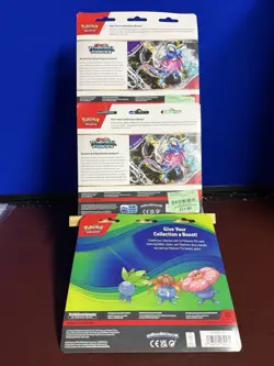 Lot of 3 Pokemon 3-Pack Blisters Cyclizar Cleffa Scarlet Violet/Mega Evolution - Image 4