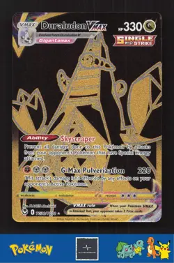 2020 Pokemon SWSH Silver Tempest TG30/TG30 Duraludon VMAX - Image 1