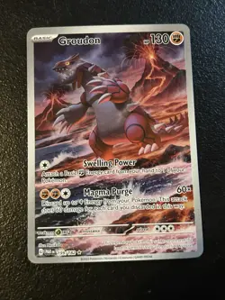 Groudon 199/182 IR Paradox Rift Pokemon - Image 1