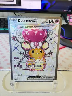 Dedenne ex 239/193 Ultra Rare Paldea Evolved - SV Pokemon TCG 2023 Near Mint NM - Image 3