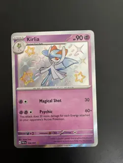 The Pokemon Company Kirlia 154/091 SV: Paldean Fates Shiny Rare Holo Eng 90HP - Image 1