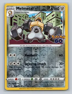 Pokemon GO #046/078 Melmetal Reverse Holo - Image 1