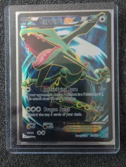 Pokemon Rayquaza EX Full Art Ultra Rare Holo Roaring Skies 104/108 English MP - Image 1