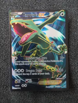 Pokemon Rayquaza EX Full Art Ultra Rare Holo Roaring Skies 104/108 English MP - Image 2