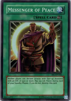 Messenger of Peace Unlimited Super Rare Magic Ruler MRL-102 NM - Image 1