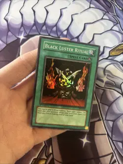(EY) YUGIOH BLACK LUSTER RITUAL SYE-025 1ST SUPER RARE LP - Image 2