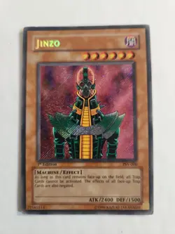 Jinzo PSV-000 Pharaoh's Servant 1st Edition Secret Rare YU-GI-OH - Image 1