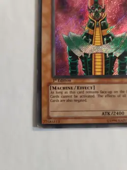 Jinzo PSV-000 Pharaoh's Servant 1st Edition Secret Rare YU-GI-OH - Image 2