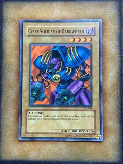 Yugioh Cyber Soldier of Darkworld TP1-028 Common NM - Image 1