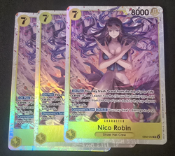 One Piece Nico Robin EB03-055 Alt Art Foil Memorial Collection EN x3 - Image 1