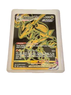 Rayquaza VMAX Secret Rare Silver Tempest Pokemon Card TG29/TG30 - Image 1