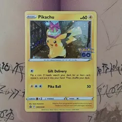 Pikachu SWSH234 Black Star Promo Cosmos Holo NM Pokemon Card English - Image 1