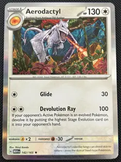 Pokemon TCG Shinji Kanda 4-Card Holo Lot - Sharpedo Talonflame Aerodactyl + - Image 2