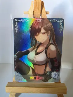 Tifa Final Fantasy | NS-2M12 SR-18 | Goddess Story Waifu Card - Image 1