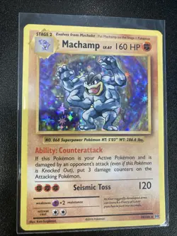 Machamp 59/108 XY Evolutions Holo Rare HP160 Seismic Toss Pokemon Card - Image 1