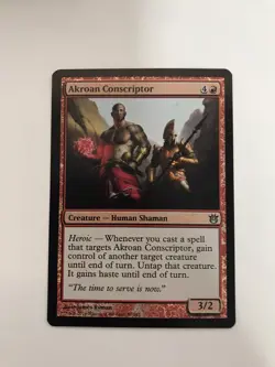 Akroan Conscriptor Foil MTG Magic the Gathering Card NM Near Mint BRG - Image 1