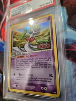 PSA 9 MINT 2007 POKEMON EX POWER KEEPERS #9 GARDEVOIR STAMPED REVERSE FOIL CARD - Image 3