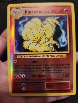 Pokemon Evolutions Ninetails Reverse Holo 15/108 LP+ NM- Light Play+ Near Mint- - Image 1