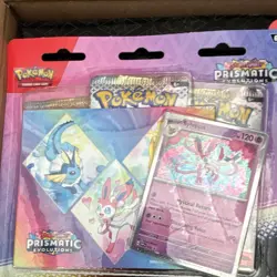 Pokemon TCG Scarlet & Violet Prismatic Evolutions Tech Sticker Booster Pack - Image 1