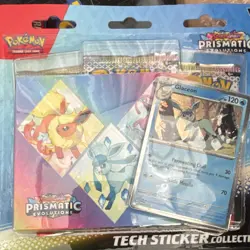 Pokemon TCG Scarlet & Violet Prismatic Evolutions Tech Sticker Booster Pack - Image 3