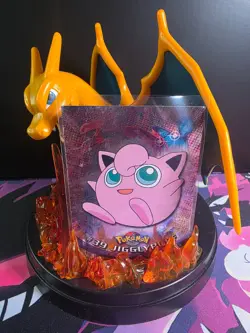 Topps 1999 Vintage Pokemon Jigglypuff #39 TV Animation Edition Holo - Image 1