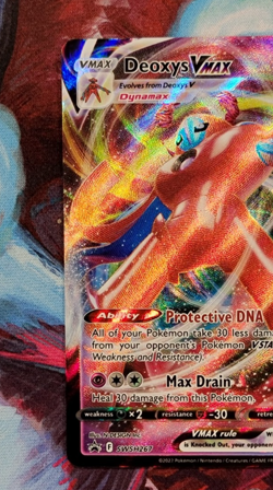 Pokemon TCG Deoxys VMAX SWSH267 Black Star Promo Holo – Pack Fresh NM - Image 3