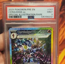 Pokemon TCG Ceruledge ex Special Illustration Rare Holo 147/131 Sv Prismatic 27… - Image 1