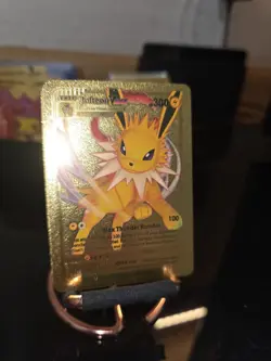 Jolteon VMAX 051/203 HP300 - Gold Foil Fan Art Pokemon Card - Image 1