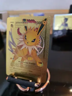 Jolteon VMAX 051/203 HP300 - Gold Foil Fan Art Pokemon Card - Image 2