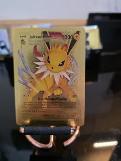 Jolteon VMAX 051/203 HP300 - Gold Foil Fan Art Pokemon Card - Image 4