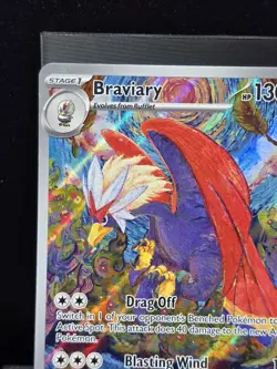 Pokemon Braviary 214/191 Surging Sparks Illustration Rare Holofoil Near Mint - Image 5