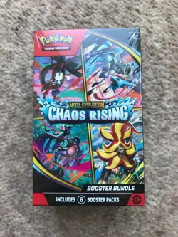 Pokemon TCG Mega Evolution Chaos Rising Booster Bundle Sealed - Image 1